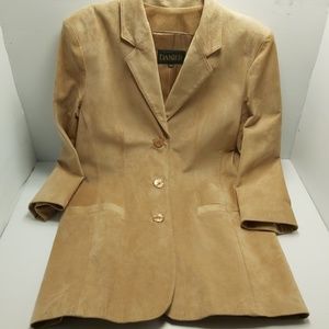 Mens Medium Danier Leather 3/4 Length Coat